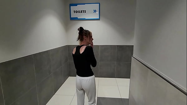 Image PUBLIC TOILETS FUCK CREAMPIE sneaking into a public toilet
