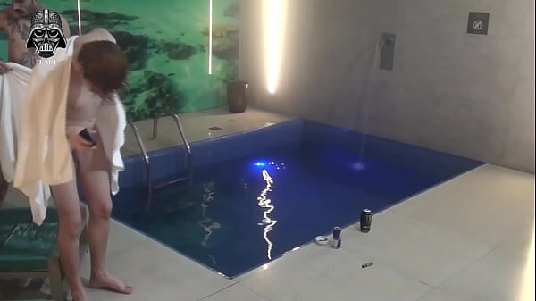 Image Threesome with friends in the motel pool Part 3