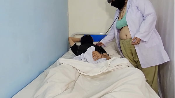 Image Muslim Bbw Doctor Anal boned by Desi indian Patient, Doctor rocks Cowgirl Style anal On hard Cock with loud moans, hindi xxx Desi Doctor Series | Netu and Hubby