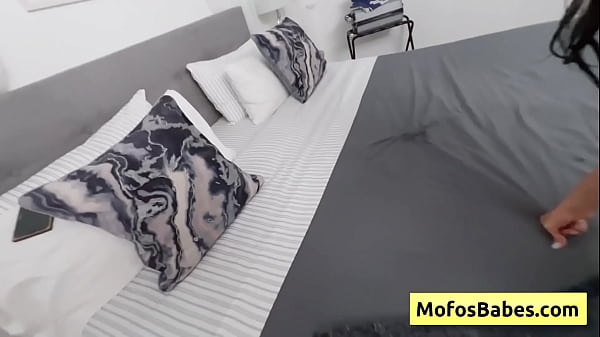 Image Sexy and busty teen brunette latina hottie fucked from behind near the bathtub - Gaby Ortega, JMac