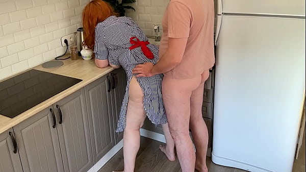 Image Mature stepmom jerked off his cock before anal sex and gave a blowjob