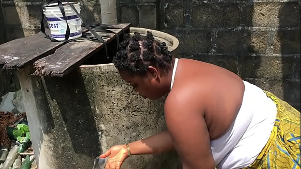 Image AT THE WELLSPRING, TRYING TO FETCH SOME WATER TO DO MY HOUSE CHORES. I BUMPED INTO MY NEIGHBOR WHO HAS BEEN WOOING ME IN THE COMPOUND. SEEING MY BIG BOOBS DANGLING, GOT ATTRACTED AND FUCKED ME OUTDOOR