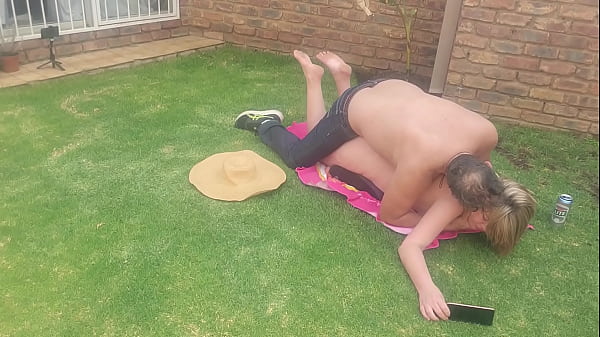 Image Wife was tanning ouside in the sun ,had to fuck her