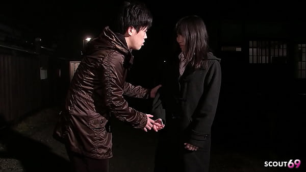 Image Japanese Virgin Teen give Classmate his First Time Blowjob two times at Day