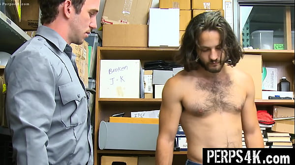 Image The Boy Has to Cooperate with The Mall Officer's Commands - Perps4k