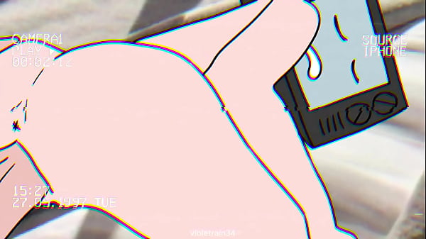 Image TV Woman and Cameraman sex animation