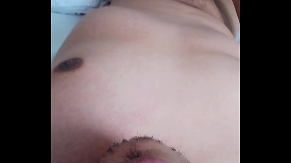 Image Fucking my hand, jacking off my uncircumcised cock, full body view. August 2, 2024.