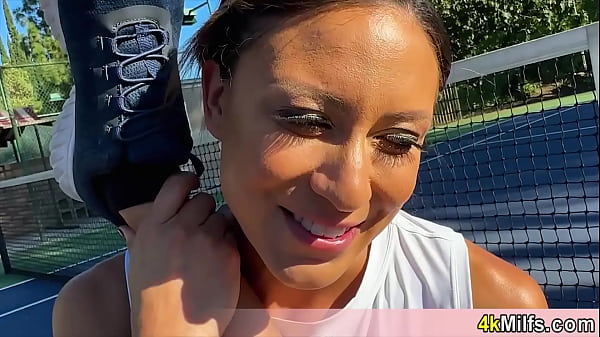 Image Cassie the tennis instructor having fun after the match Her pussy needs to be filled with cum