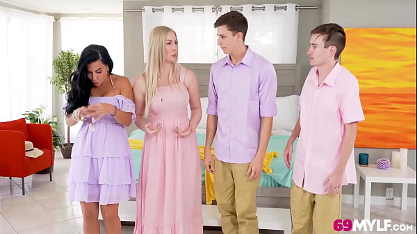 Image Lovely Milfs Create Special Memories For Easter With Their Stepsons