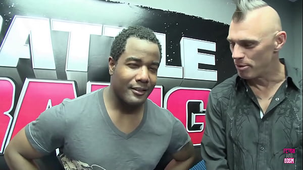 Image Black dude Tyler with pleasure fucks BBW in doggy style on the floor