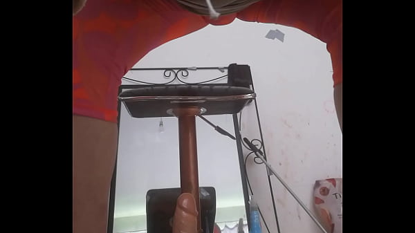 Image Practicing foot job, wanking and fucking a dildo