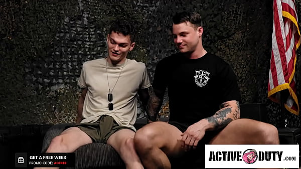 Image Abbie Twink Facialised By Beefy Soldier - Jason Windsor, Tyler James - ActiveDuty