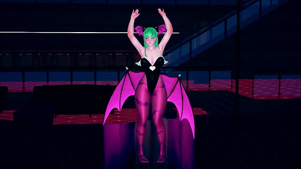 Image Morrigan Table Dance | Full Halloween Special on Sheer & PTRN: Fantasyking3