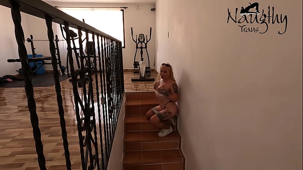Image I suck her cock when she discovers me recording at the gym