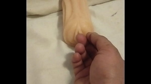 Image Playing with artificial pussy