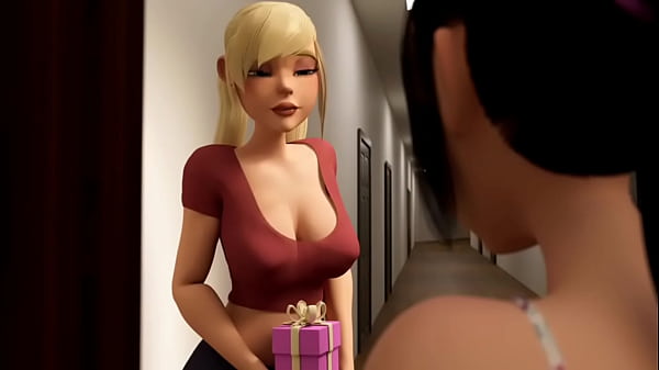 Image 3D Futanari Anima&ccedil_&atilde_o - Boquete Por Estudante Fodido no Cu e Na Buceta