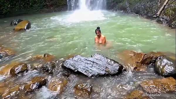 Image Morbid masturbates while I get naked in the river - Silvana Lee & Brian Evansx