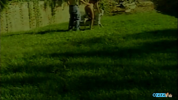 Image These two fucked on the chair in the middle of the yard and its brilliant