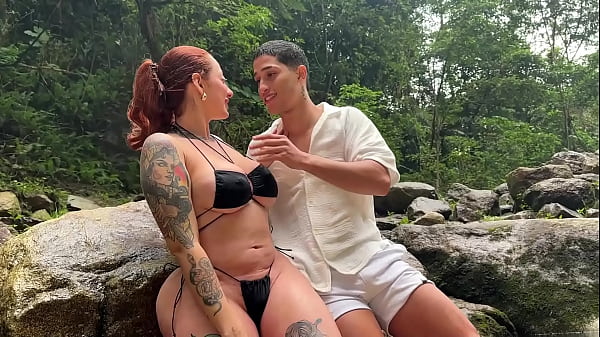 Image Outdoor fucking with a horny big ass redhead - Mil&aacute_n Rodr&iacute_guez & Devil Khloee