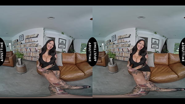 Image UP CLOSE VR - POV All Natural Tattooed MILF Connie Perignon Is Hungry For Your Big Cock! CUM ON TITS