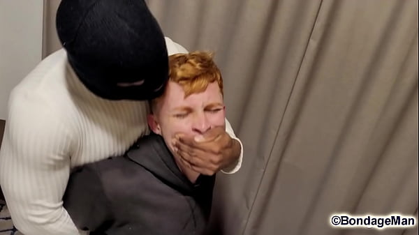 Image Hariel is just a delivery boy that Mr Black ties and gags him to fuck all night with Hariel | preview 2