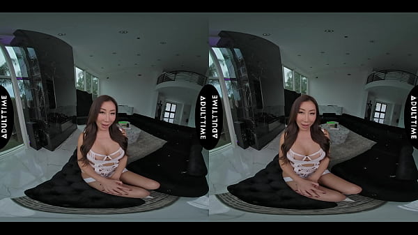 Image UP CLOSE VR - POV Stacked Cock Hungry Babe Nicole Doshi Titty Fucks You Then Wildly Rides You