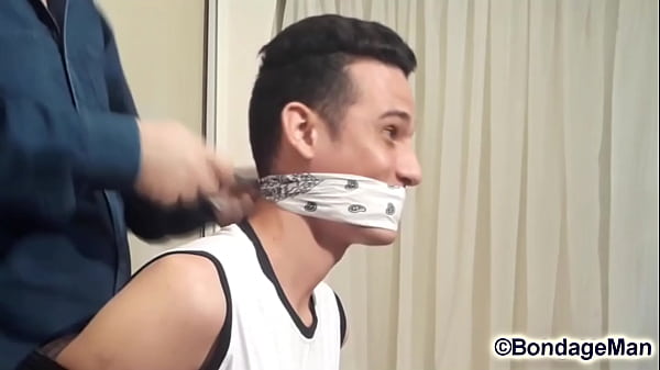 Image Thomas gagged many times first time in bondage | free