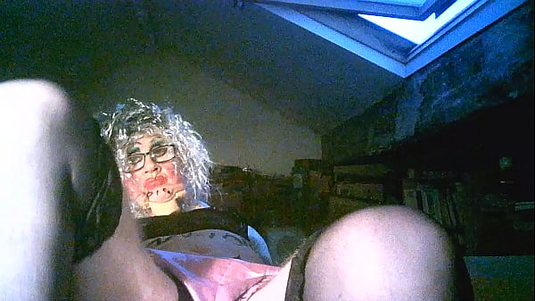 Image Fuckpig fag shitcunt Sarah Millward smokes, wanks drinks own piss, double penetrates her cunt with 9&quot_ dildo