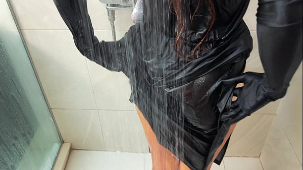 Image I was thinking about my new acquaintance and she suddenly appeared in my shower.
