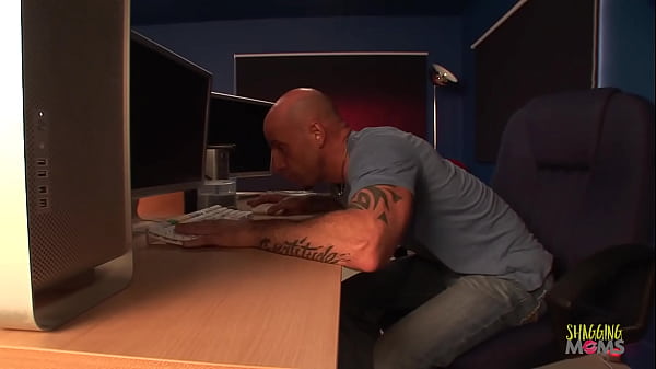 Image Dolled up blondie seduces a stud in the studio into fucking her princess pussy