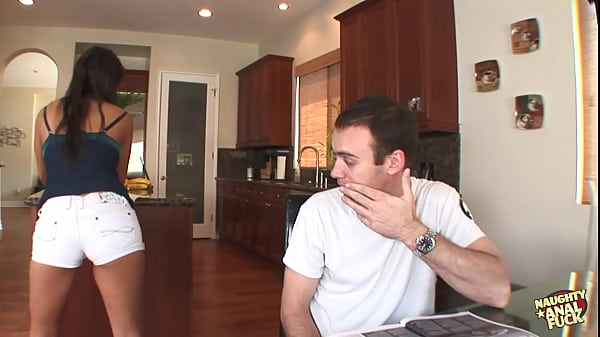 Image Dark beautiful Latina maid gives a deep throat to her boss