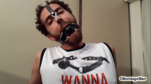 Image Lino tied up and gagged many times for Bdman gag test | preview