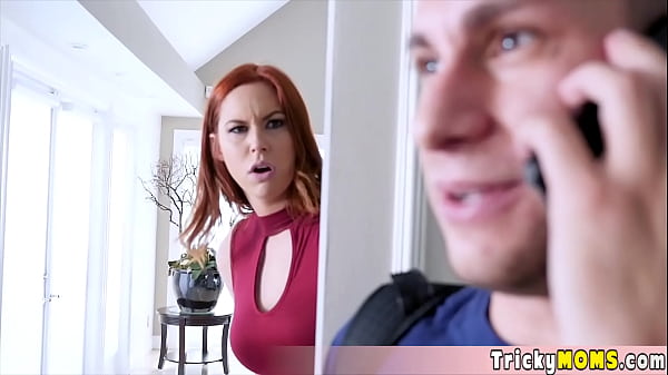 Image Beautiful redhead Stepma gets her juicy and meaty pussy filled while Pops is away