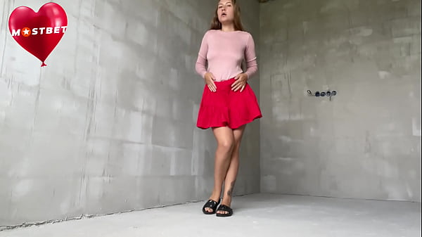 Image Masturbation and orgasm in an abandoned house