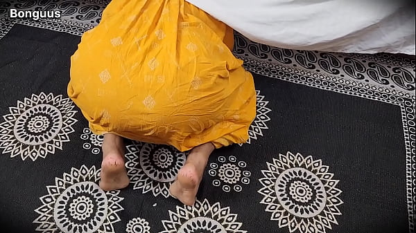 Image RIya Stuck under the Bed I fucked Her wet pussy from the back