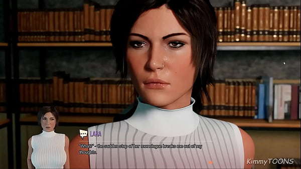 Image Lora Croft Adventures - Librarians Pussy she's not wearing panties