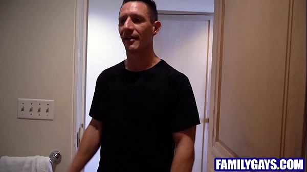Image Stepson can't stop masturbating until stepdad helps him out