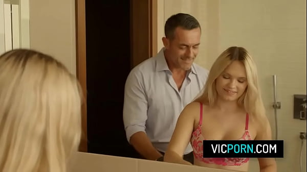 Image Sexy blonde teen Irina Cage gets her pussy destroyed by boyfriend