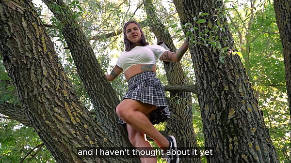 Image Fell On His Dick! Sucked The Guy Off In a Tree While They Watched The Birds