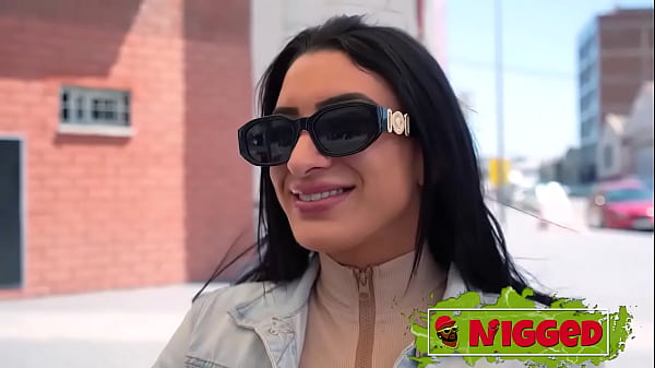 Image TWO GIANTS for Nelia Estrada: She's desperate and we give her a HARD THREESOME!