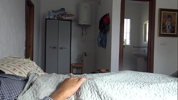 Image A Turkish hotel maid is SCARED when a German guest shows his big white cock