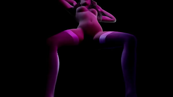 Image Striptease with a Hot Blonde That Dances with Music | 3D Porn