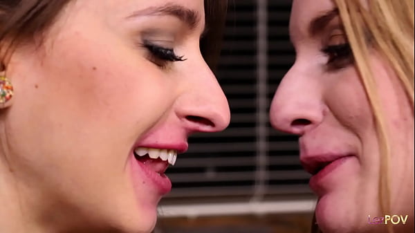 Image These lesbians place their fingers up each others mouths and then in their pleasure holes