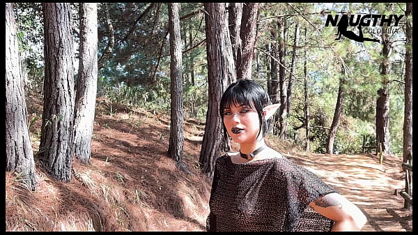 Image Beautiful elf masturbating in the forest