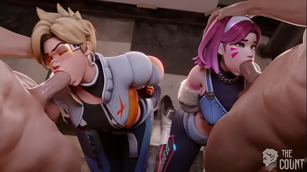 Image Dva And Tracer Blowjob