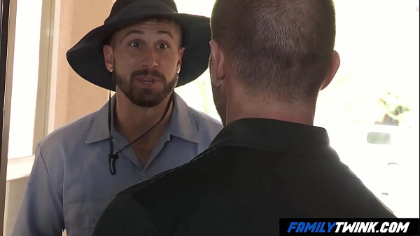 Image FamilyTwink - Gay Stepdad and his Stepson Allure the Handsome Delivery Guy