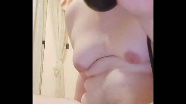 Image Insane gay porn: extreme inflatable plug and self-fist