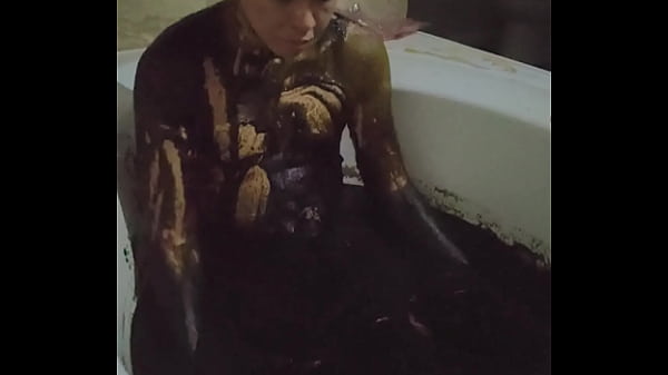 Image Solo Male Mud Bath Fun