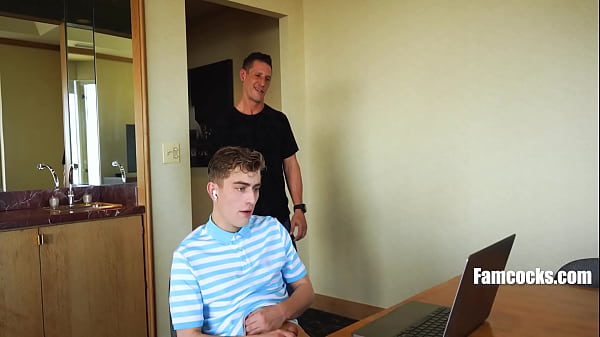 Image Step Dad Puts A Stop To His Step Son's Jerkathon By Filling His Hungry Holes - Jax Thirio, Jesse Bolton