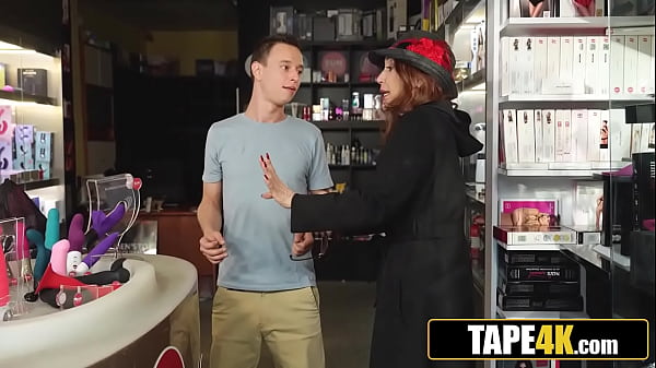 Image Young Sex Shop Clerk Tricks This Gorgeous Mature Into Kinky Sex